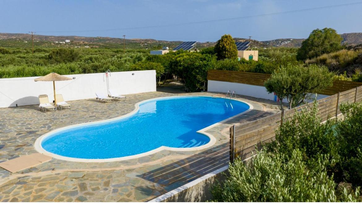 Rousolakos Pool Apartments Palekastro Bagian luar foto